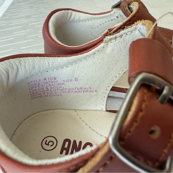 L’amour Angel Henry caged leather sandal size 5 Brown - Picture 4 of 5